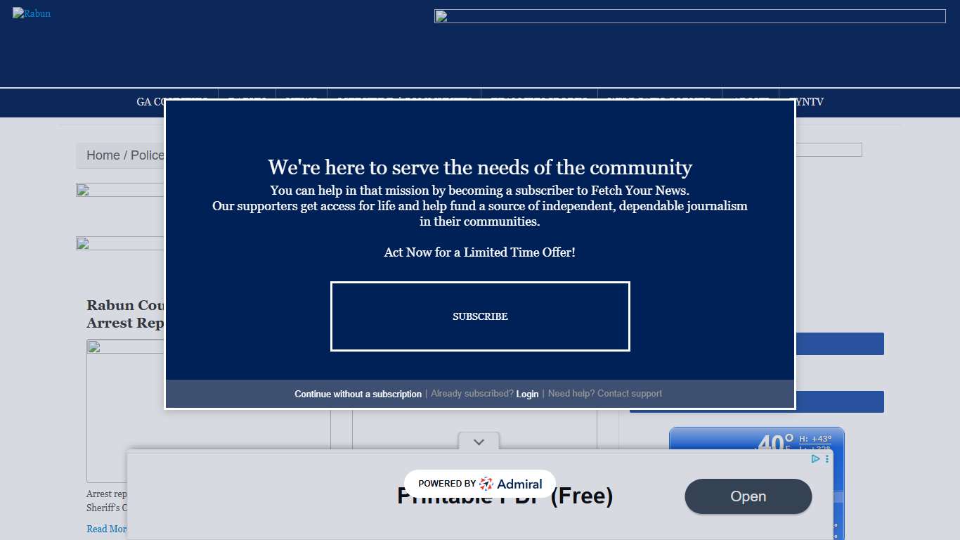 Arrest Records Archives - RabunRabun