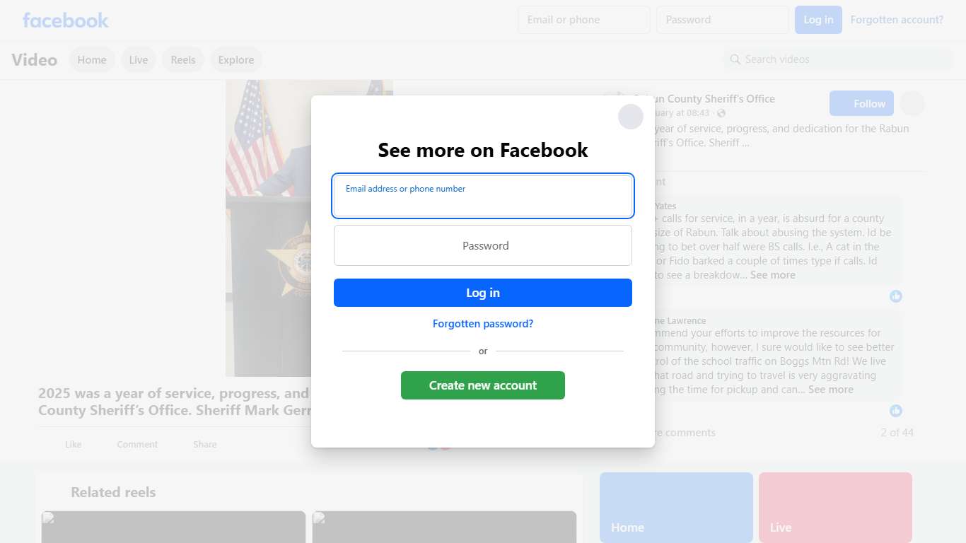 2025 was a year of service, progress, and dedication for the Rabun County Sheriff’s Office. Sheriff Mark Gerrells reflects on the accomplishments of the past year and shares the vision and goals guiding RCSO into 2026. Thank you to our community for your continued trust and support. Rabun County Sheriff's Office Facebook